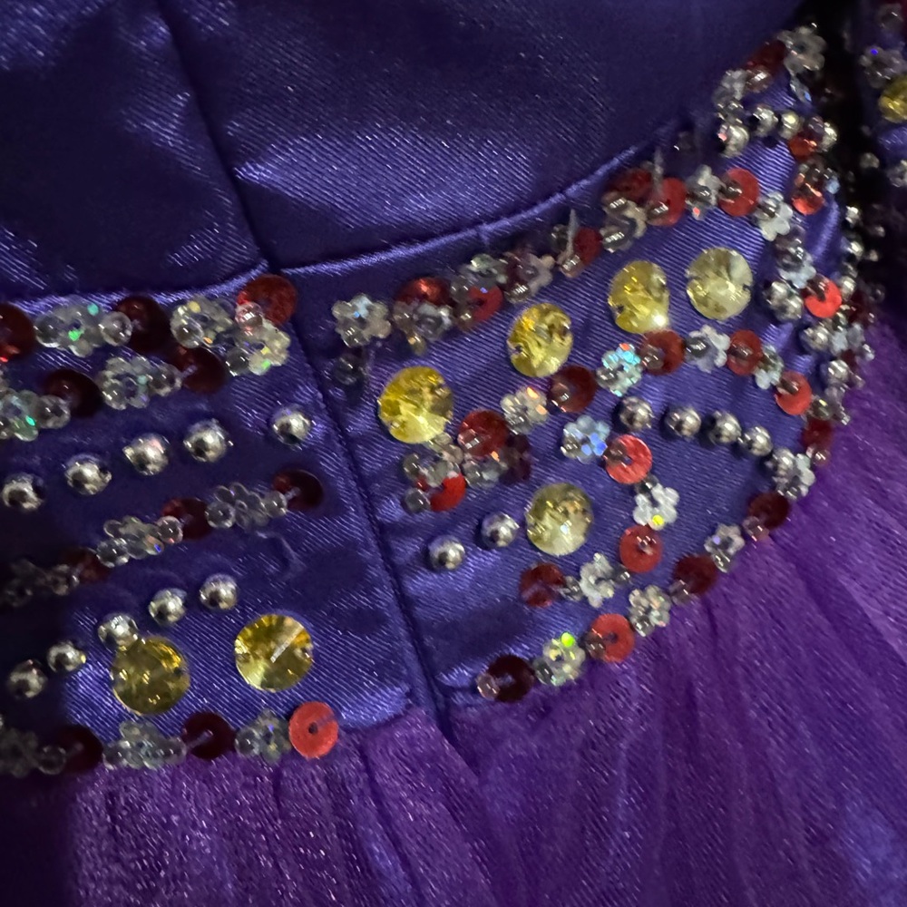 Sparkling Purple Dance Costume